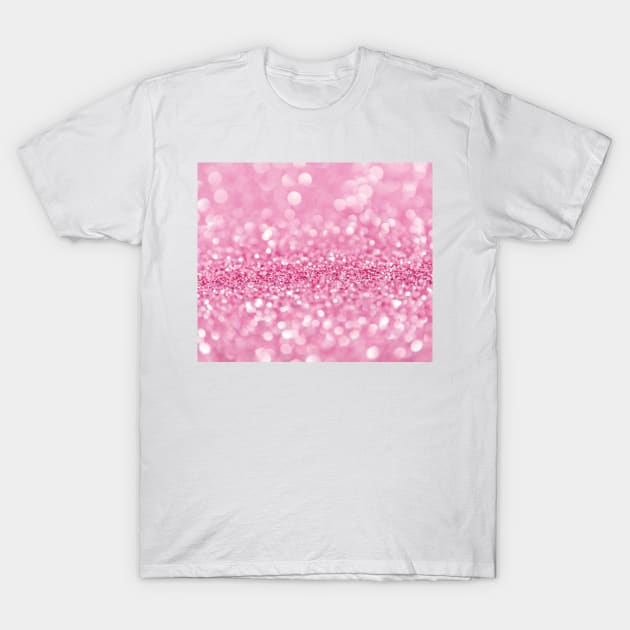 Glittering fuchsia T-Shirt by RoseAesthetic